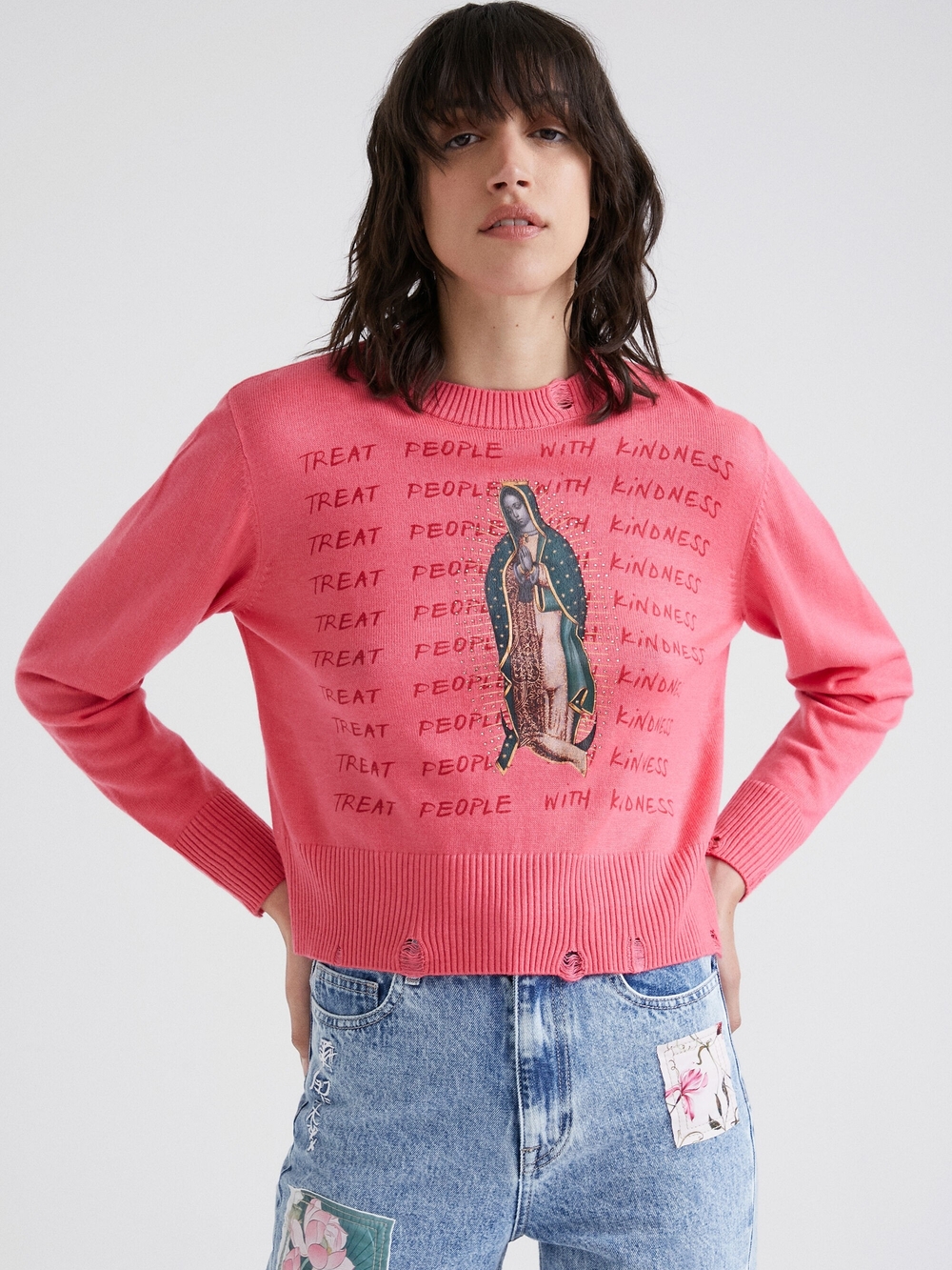 Desigual Guadalupe Sweater L NWT
